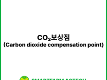 CO₂보상점(Carbon dioxide compensation point) | 스마트팜피디아 (Smartfarm Pedia)