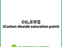 CO₂포화점(Carbon dioxide saturation point) | 스마트팜피디아 (Smartfarm Pedia)