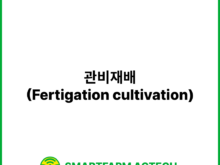 관비재배(Fertigation cultivation) | 스마트팜피디아 (Smartfarm Pedia)