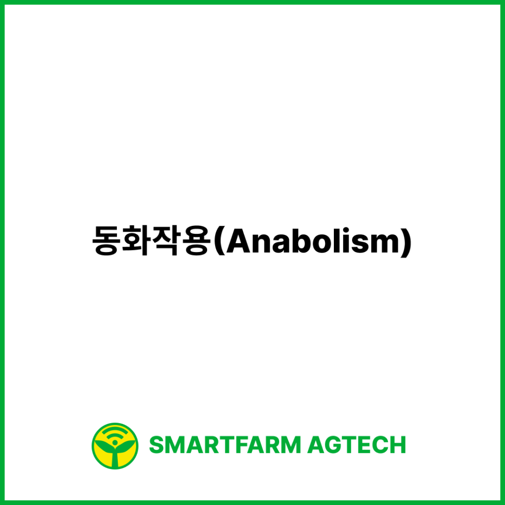 동화작용(Anabolism) | 스마트팜피디아 (Smartfarm Pedia)