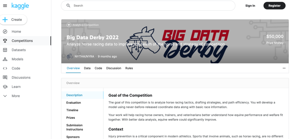 말 경주 데이터 분석 경진대회 (Big Data Derby 2022) | 캐글 (Kaggle)