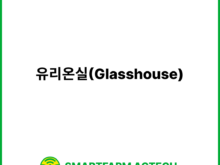 유리온실(Glasshouse) | 스마트팜피디아 (Smartfarm Pedia)