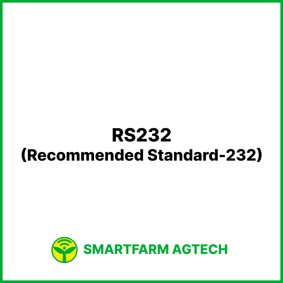 RS232(Recommended Standard-232) | 스마트팜피디아 (Smartfarm Pedia)