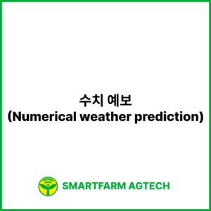 수치 예보(Numerical weather prediction) | 스마트팜피디아 (Smartfarm Pedia)