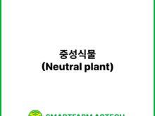 중성식물(Neutral plant)