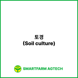 토경(Soil culture) | 스마트팜피디아 (Smartfarm Pedia)